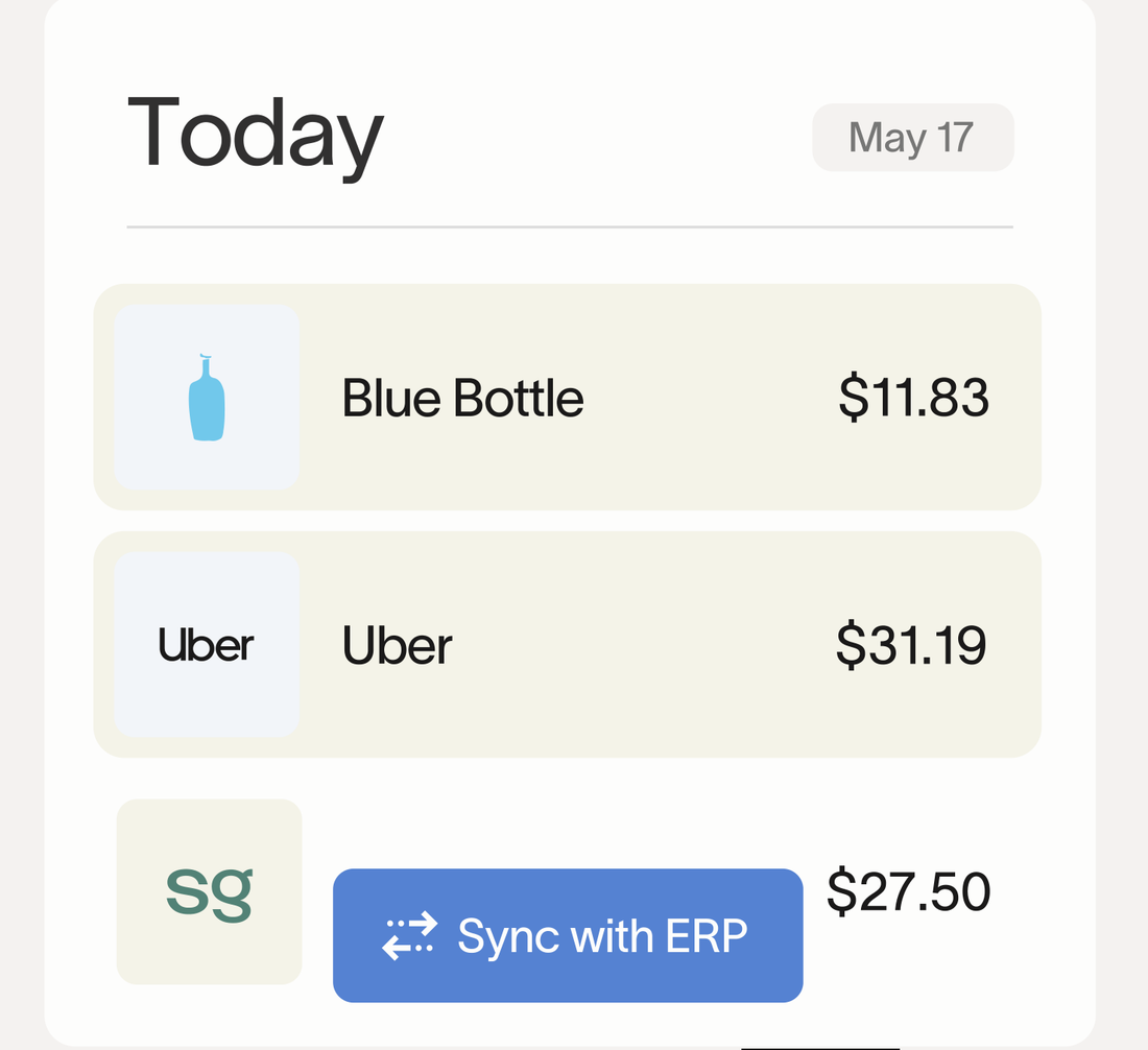 Palaver reconciling daily transactions and syncing them to an ERP